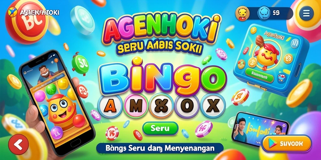 Tampilan gameplay AGENHOKI dengan suasana permainan Bingo yang menyenangkan.