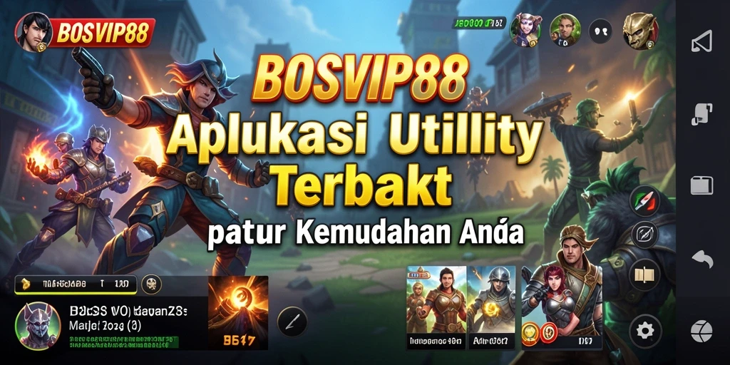 Tampilan antarmuka aplikasi BOSVIP88 yang menarik dan intuitif.