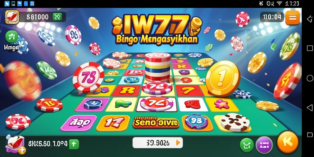 Screenshot IW777 menampilkan gameplay Bingo yang seru dan interaktif.
