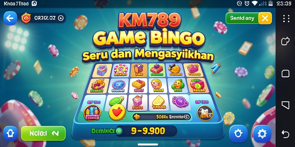 Tampilan aksi seru saat bermain Bingo di KM789.