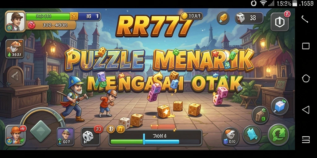 Screenshot gameplay RR777 memperlihatkan aksi menyelesaikan teka-teki.
