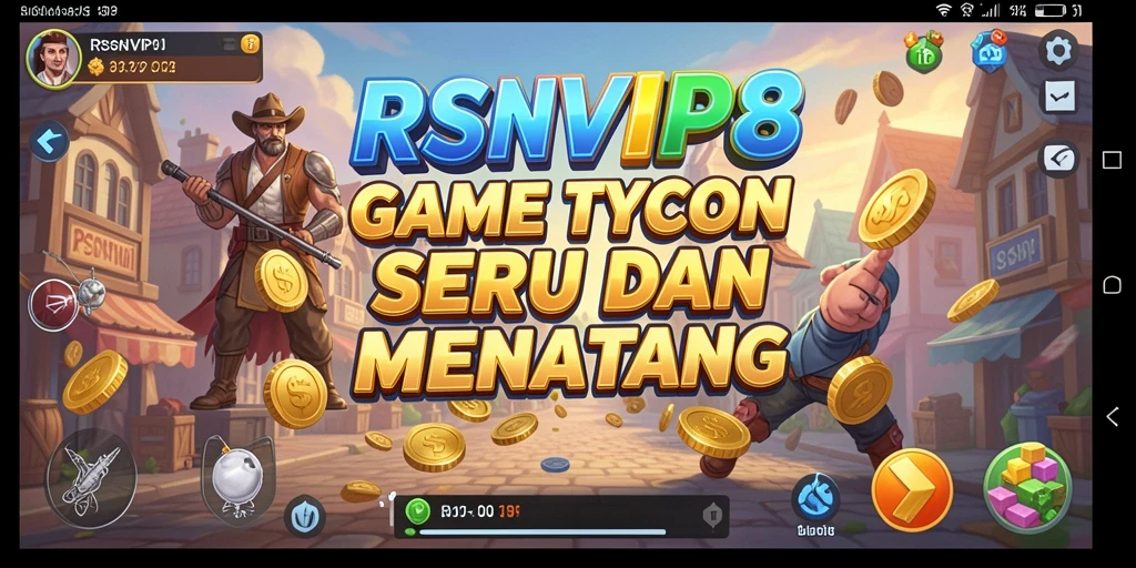 Tampilan gameplay RSNVIP8 dengan elemen Tycoon yang menarik.