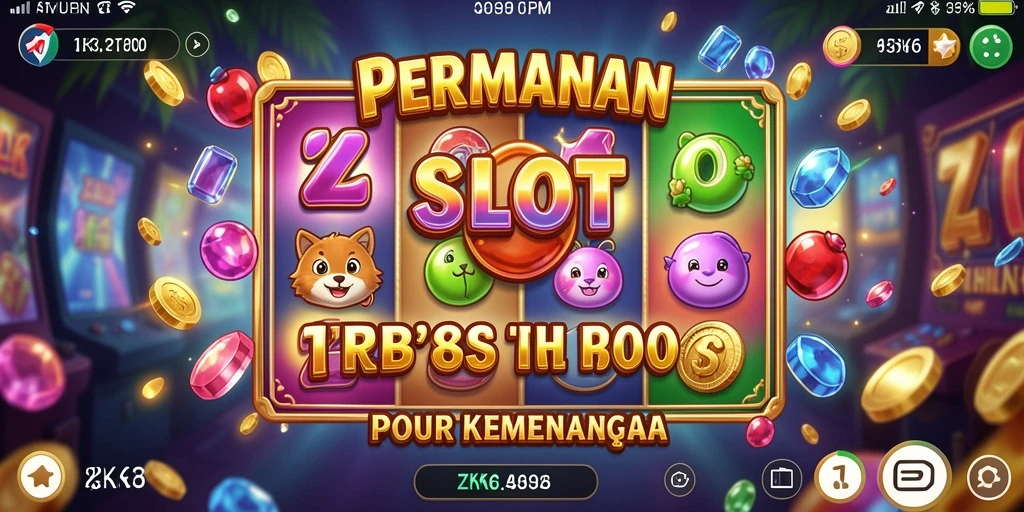 Tampilan screenshot ZK6 yang menunjukkan gameplay slot yang mendebarkan.